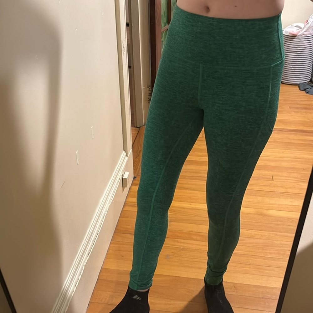 Green Aerie Hi Rise Leggings